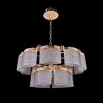 Люстра двухъярусная с текстурными овальными абажурами Splendor Palace Style варинант исполнения - 3 | Loft Concept в Тюмени