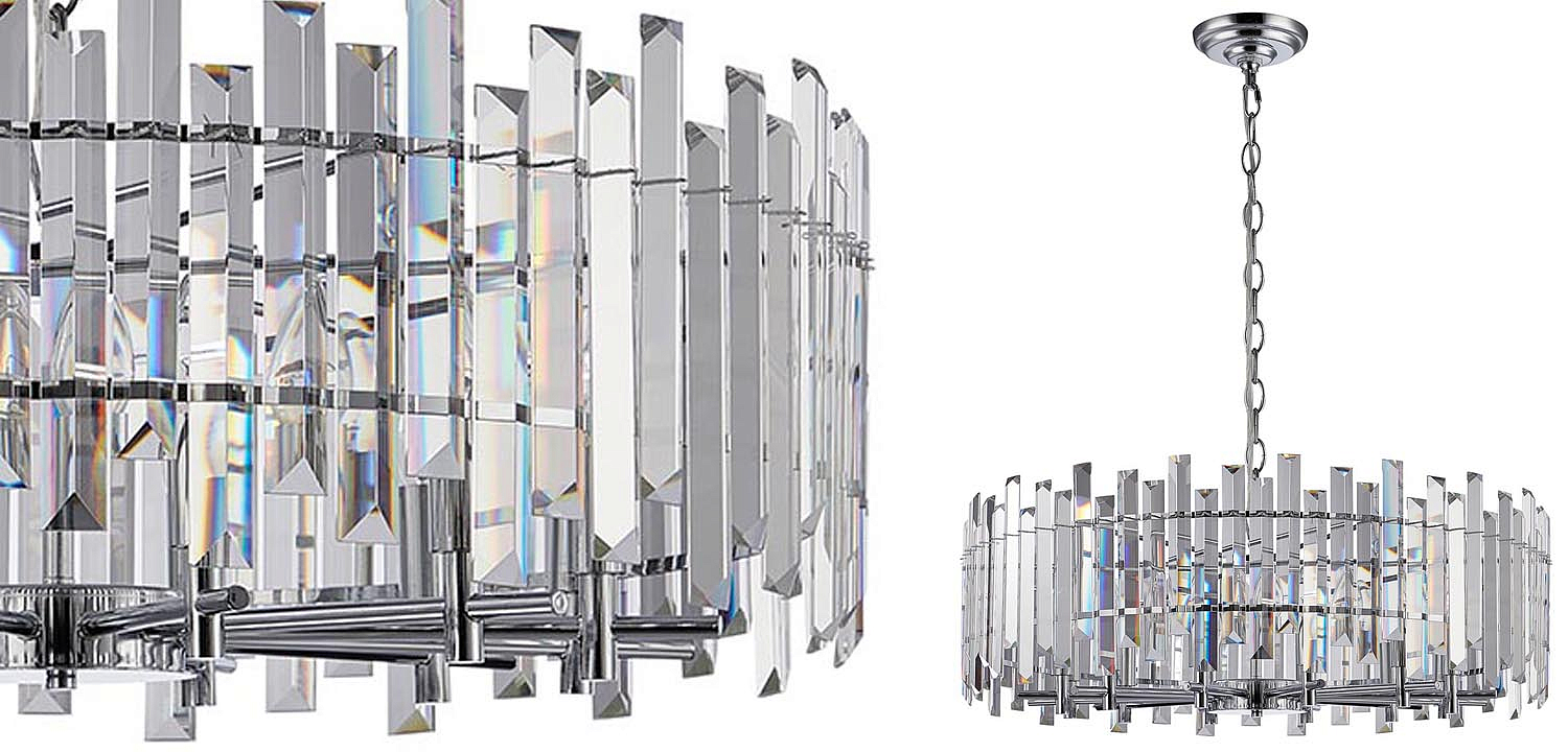 Люстра Langley Chandelier chrome 80 Люстра Langley Chandelier chrome 80 - Loft-Concept в Тюмени