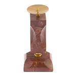 Подсвечник фигурный из натурального камня лемезит Stone Candlestick варинант исполнения - 2 | Loft Concept в Тюмени