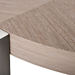 Столик журнальный с низкой круглой столешницей Wood Grain варинант исполнения - 1 | Loft Concept в Тюмени