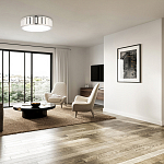 Потолочный светильник с гофрированным абажуром цвета графит Millennium варинант исполнения - 3 | Loft Concept в Тюмени