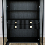 Дизайнерский шкаф витрина Elsa Dreams Black с 4-мя ящиками варинант исполнения - 6 | Loft Concept в Тюмени