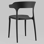 Черный стул из прочного PP-пластика JORIS варинант исполнения - 4 | Loft Concept в Тюмени