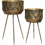 Железное кашпо Boston варинант исполнения - 1 | Loft Concept в Тюмени