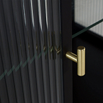 Сервант двухдверный с рифленым стеклом The Keeper варинант исполнения - 4 | Loft Concept в Тюмени