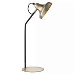 Настольная лампа с плафоном в форме купола в сочетании черного и золотистого цвета Minimalist Execution варинант исполнения - 2 | Loft Concept в Тюмени