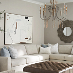 Люстра с состаренными резными элементами Big Graceful Profile варинант исполнения - 5 | Loft Concept в Тюмени