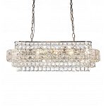 Люстра овальной формы хрустальная в неоклассическом стиле Majesty варинант исполнения - 6 | Loft Concept в Тюмени