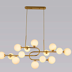 Люстра подвесная с белыми лампами в форме шара Flute варинант исполнения - 4 | Loft Concept в Тюмени