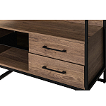 Стеллаж под TV в стиле лофт с открытыми полками и ящиками Urban Style Space варинант исполнения - 3 | Loft Concept в Тюмени