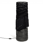 Напольная лампа черная с текстильными элементами "ЯРВИ" варинант исполнения - 8 | Loft Concept в Тюмени