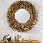 Зеркало из ротанга и сизаля WICKER MIRROR 100 варинант исполнения - 3 | Loft Concept в Тюмени
