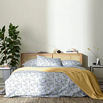 Постельное белье из сатина с рисунком 200х220 см Aurora Allure Sprout варинант исполнения - 2 | Loft Concept в Тюмени