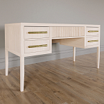 Большой Рабочий стол Primo с 5 выдвижными ящиками Светлый дуб варинант исполнения - 2 | Loft Concept в Тюмени