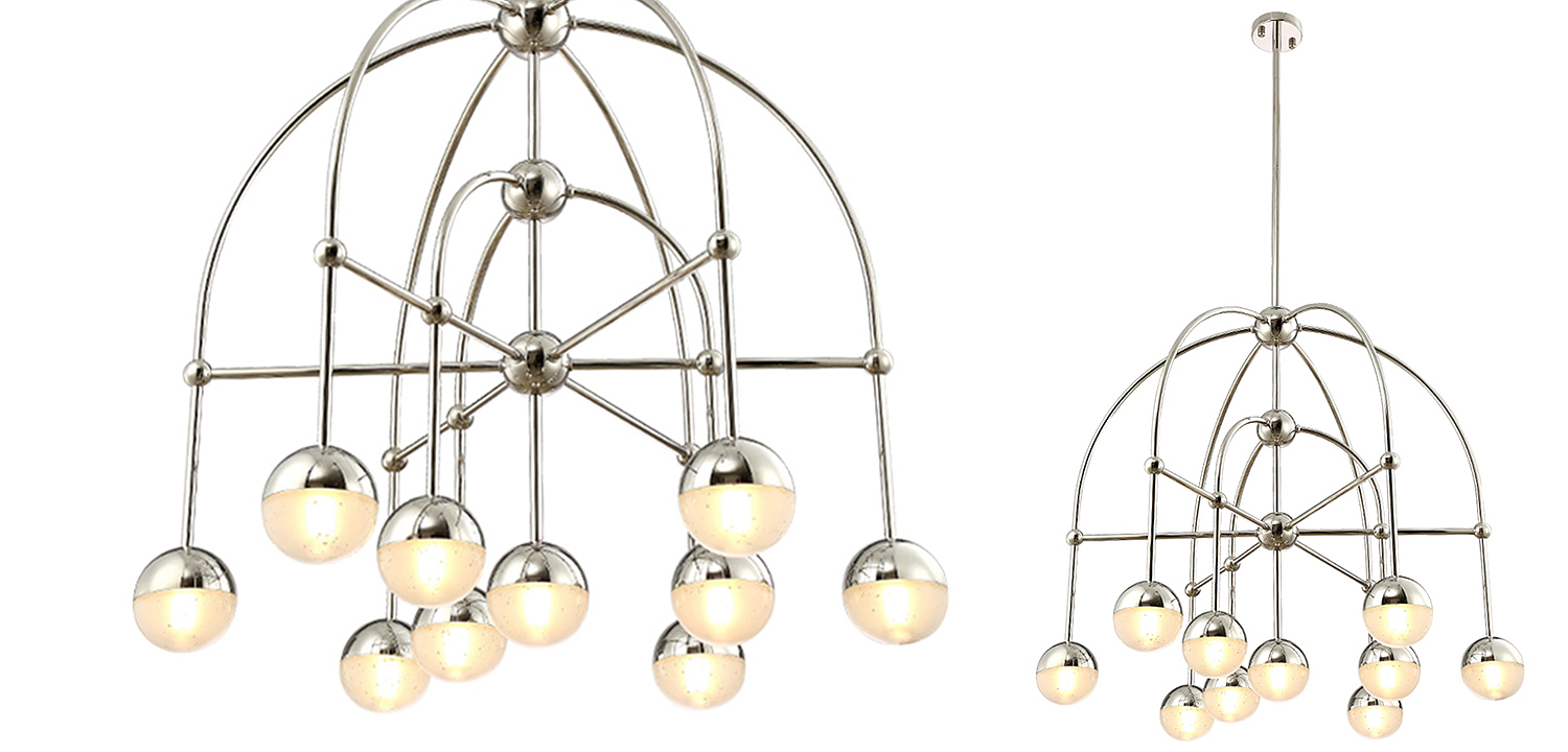 Люстра Heidy Chrome Chandelier 10 Люстра Heidy Chrome Chandelier 10 - Loft-Concept в Тюмени
