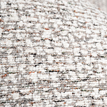 Кресло вращающееся круглой формы из серого шенилла Favorite Vacation Place варинант исполнения - 3 | Loft Concept в Тюмени