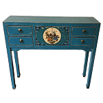 Консоль в китайском стиле с 4-мя ящиками Chinese Elm Console Table варинант исполнения - 1 | Loft Concept в Тюмени