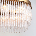 Люстра подвесная овальная со стеклянными трубками Nembus варинант исполнения - 3 | Loft Concept в Тюмени