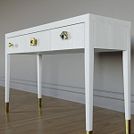 Дизайнерский Письменный стол Elsa Dreams White с тремя ящиками варинант исполнения - 2 | Loft Concept в Тюмени