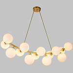 Люстра подвесная с белыми лампами в форме шара Felicitat варинант исполнения - 4 | Loft Concept в Тюмени