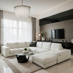 Люстра круглая с прозрачными стеклянными трубками Nembus варинант исполнения - 12 | Loft Concept в Тюмени