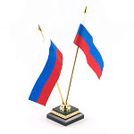 Флагшток из малахита и бронзы с позолотой Stone Flagpole варинант исполнения - 2 | Loft Concept в Тюмени