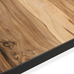 Стол обеденный раздвижной с прямоугольной столешницей на четырех черных ножках Blair варинант исполнения - 7 | Loft Concept в Тюмени