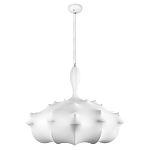 Подвесной светильник с белым фигурным абажуром и мягкими волнистыми краями Cloud Motion  варинант исполнения - 17 | Loft Concept в Тюмени