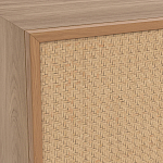 ТВ-тумба с декором из ротанга Pansy Rattan TV Stand варинант исполнения - 2 | Loft Concept в Тюмени