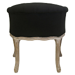 Кресло низкое в стиле прованс Louis French Armchair black flax варинант исполнения - 2 | Loft Concept в Тюмени