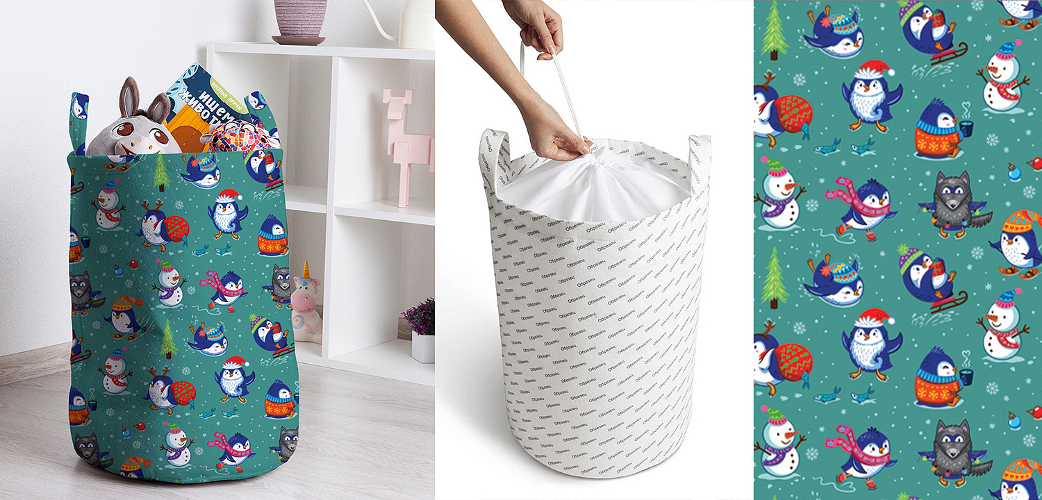 Корзина New Year Team Basket Корзина New Year Team Basket - Loft-Concept в Тюмени