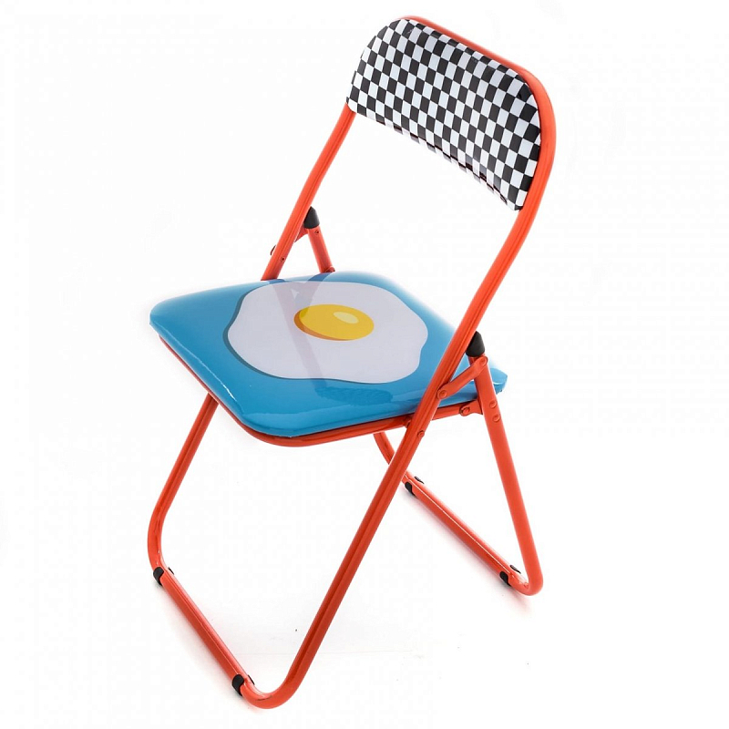 Стул Seletti Folding Chair Egg Мульти Красный Стул Seletti Folding Chair Egg Мульти Красный в Тюмени | Loft Concept