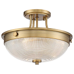 Потолочный светильник со стеклянным плафоном в виде купола Quoizel варинант исполнения - 13 | Loft Concept в Тюмени