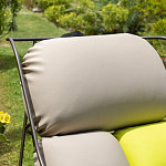 Дизайнерское разноцветное кресло на металлическом каркасе с подставкой для ног Poltronova Plasma Armchair варинант исполнения - 13 | Loft Concept в Тюмени