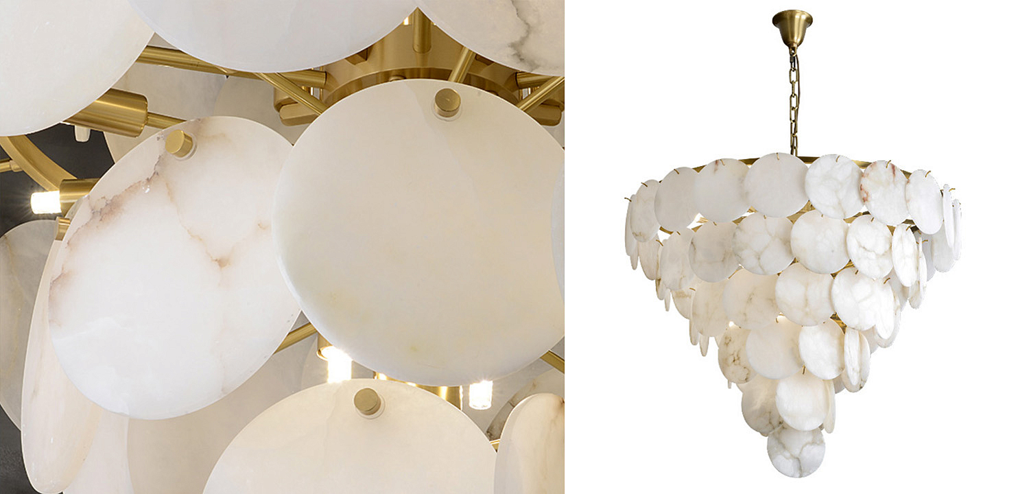 Люстра Letizia Marble Tiered Chandelier Люстра Letizia Marble Tiered Chandelier - Loft-Concept в Тюмени
