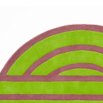 Дизайнерский ковер зеленый Poltronova Sofo Verosa Rug варинант исполнения - 5 | Loft Concept в Тюмени