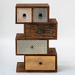 Тумба необычной формы с выдвижными ящиками Shift варинант исполнения - 2 | Loft Concept в Тюмени