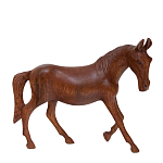 Статуэтка из дерева суар дикая лошадь Wild Horses варинант исполнения - 2 | Loft Concept в Тюмени