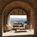 Дизайнерский уличный диван из массива дерева BOBOLI Sofa варинант исполнения - 2 | Loft Concept в Тюмени