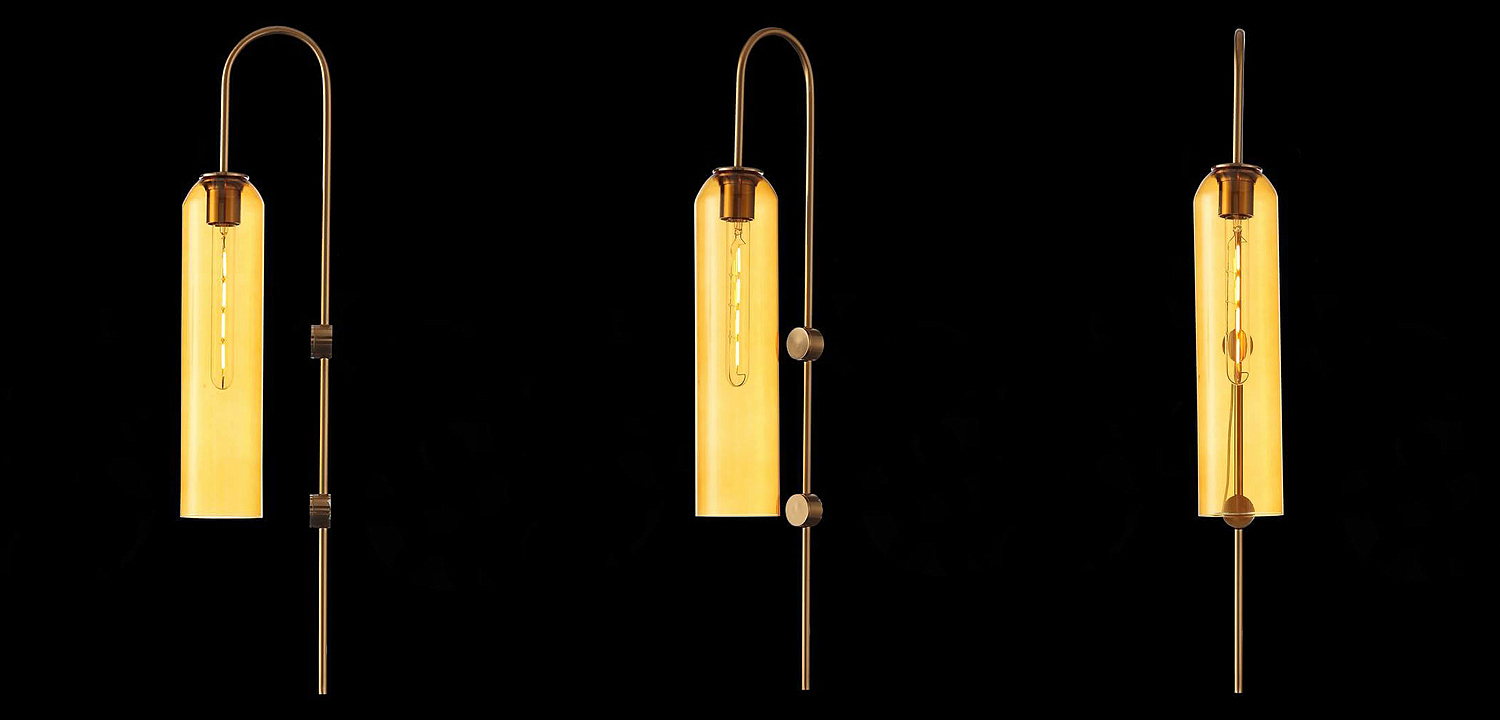 Бра ARTICOLO float Wall Sconce Amber Бра ARTICOLO float Wall Sconce Amber - Loft-Concept в Тюмени