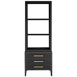 Этажерка Primo с ящиками шпон Черный дуб варинант исполнения - 1 | Loft Concept в Тюмени