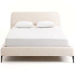 Кровать с обивкой букле Wanda Boucle Bed варинант исполнения - 2 | Loft Concept в Тюмени