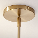 Люстра круглая с 2-мя металлическими абажурами Andromeda варинант исполнения - 5 | Loft Concept в Тюмени