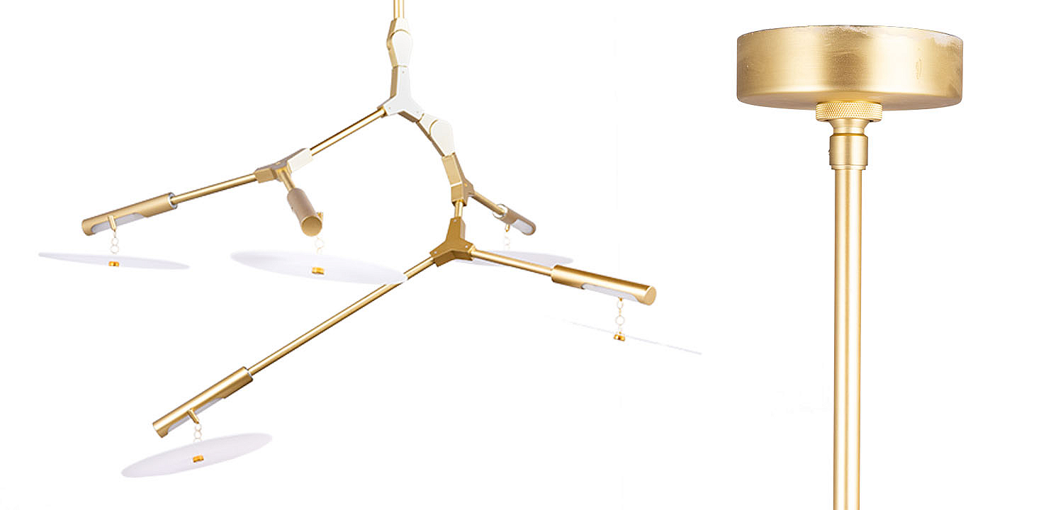 Люстра White Disc 100 Люстра White Disc 100 - Loft-Concept в Тюмени