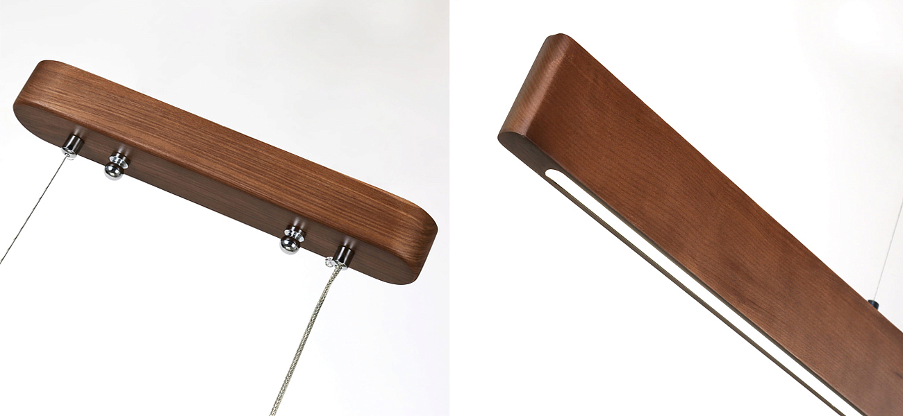 Люстра из натурального дерева Line Pendant Люстра из натурального дерева Line Pendant - Loft-Concept в Тюмени
