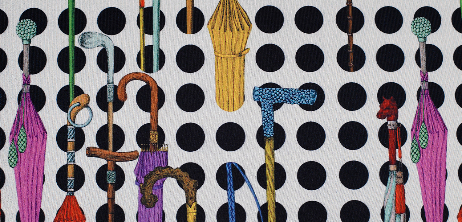 Ковер Umbrellas And Canes Fornasetti Rug Ковер Umbrellas And Canes Fornasetti Rug - Loft-Concept в Тюмени