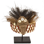 Традиционный индонезийский головной убор на подставке Aboriginal Headdress варинант исполнения - 1 | Loft Concept в Тюмени