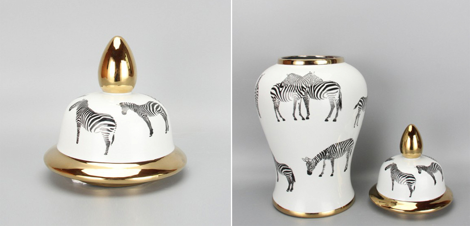 Ваза White Vase Zebra Ваза White Vase Zebra - Loft-Concept в Тюмени