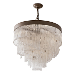 Люстра со стеклянными подвесками в виде круглых бусин Waterfall of Light варинант исполнения - 1 | Loft Concept в Тюмени