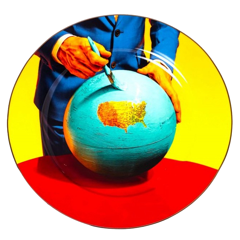 Тарелка Seletti Globe Мульти Тарелка Seletti Globe Мульти в Тюмени | Loft Concept